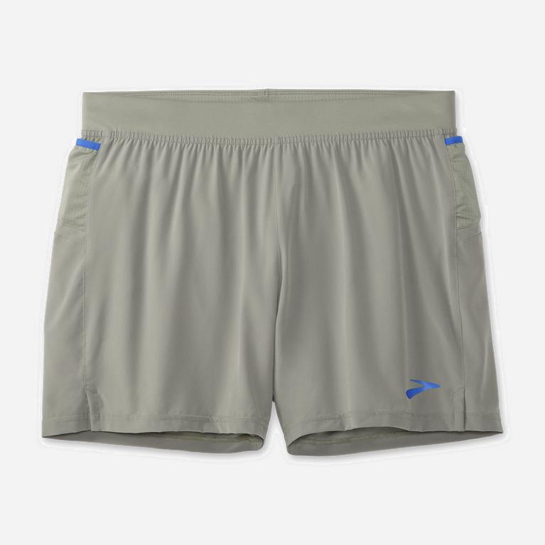 Brooks Sherpa 5 2-In-1 Løpeshorts Herre Online - Blå/Lyse Grå - Norge (FSZ214538)